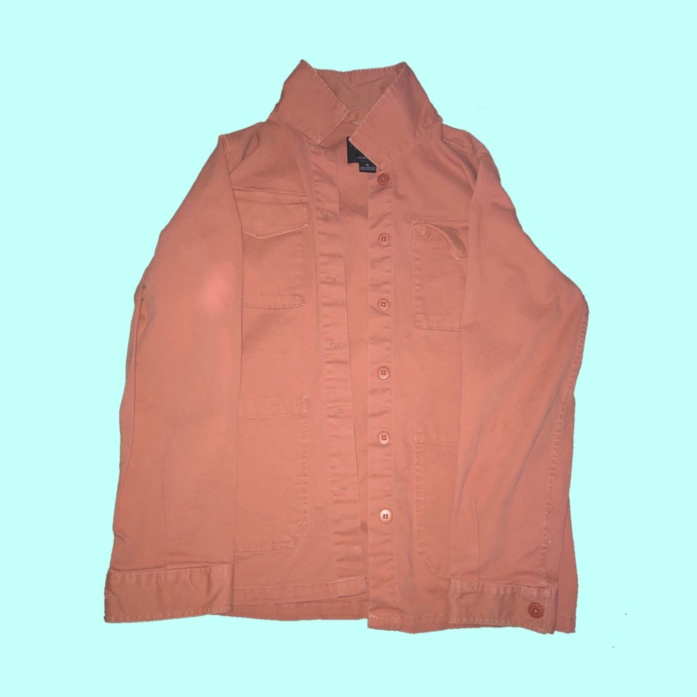 Soft Pastel Pink Oversized Jacket